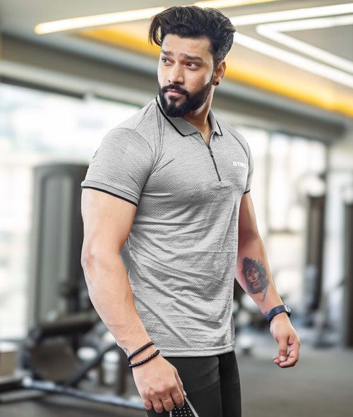 Edge GymX Polos- Striking Grey