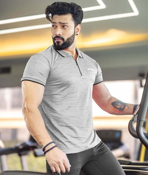 Edge GymX Polos- Striking Grey