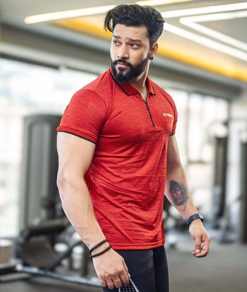 Edge GymX Polos- Flame Red