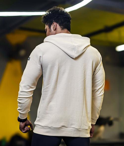 Vogue GymX Hoodie: Beige