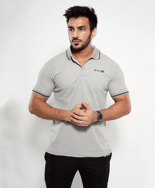 Epic GymX Polo Tee: Nardo Grey - Sale