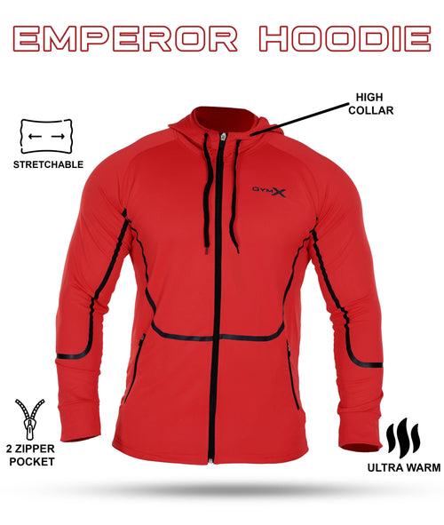 Emperor Red GymX Hoodie - Sale