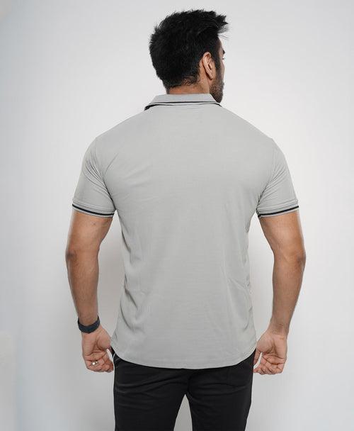 Epic GymX Polo Tee: Nardo Grey - Sale