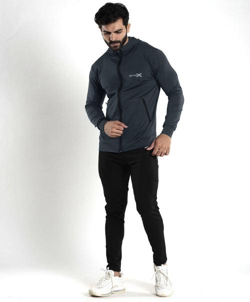 Lancer Muscle Fit Hoodie- Carbon Grey - Sale