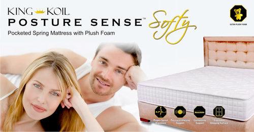 Posture Sense Pocket Spring Mattress - Softy Foam - King Koil