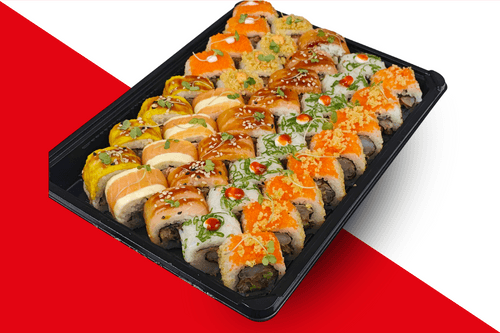 Deluxe Ebi & Sake Platter (40 Pcs)