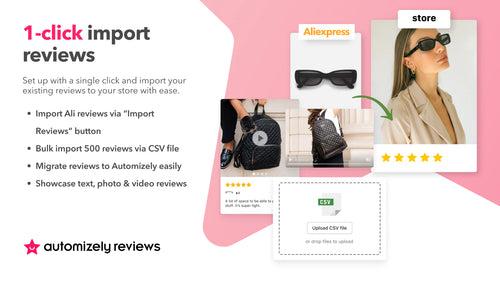 Automizely Product Review App Store design apps in Shopify