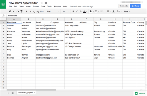 Import Products, Customers & Inventory On Shopify Using CSV File
