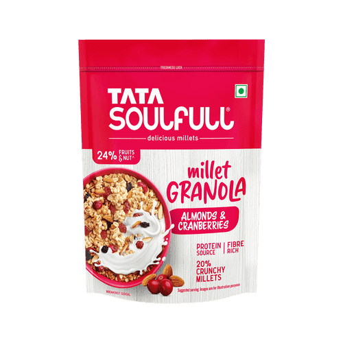 Millet Muesli - Crunchy 500g + Millet Granola - Almonds & Cranberries 400g | 900g