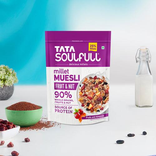 Millet Muesli - Fruit & Nut 500g + Millet Granola - Honey & Nut 400g | 900g