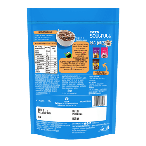 Ragi Bites Choco Fills 1000g + Ragi Bites Vanilla Fills 250g | 1250g