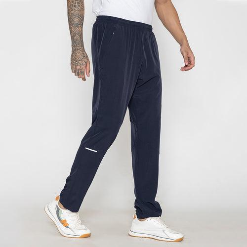Men's Solid Trackpant- Navy Blue