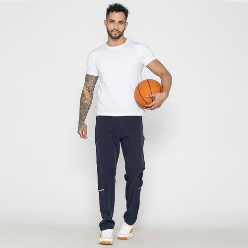 Men's Solid Trackpant- Navy Blue