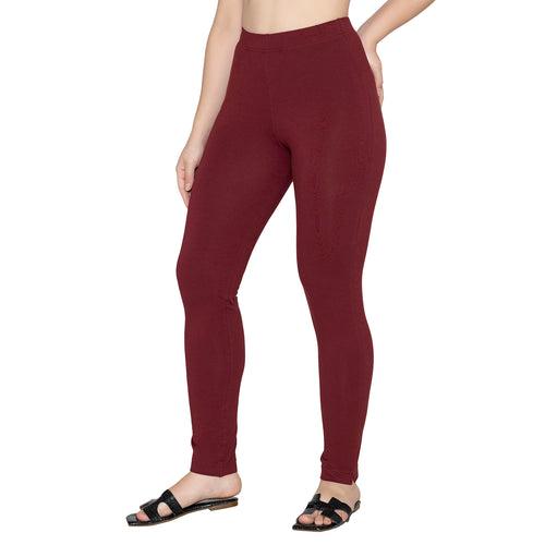 Women Soft Cotton Kurti Pant - Dk. Maroon