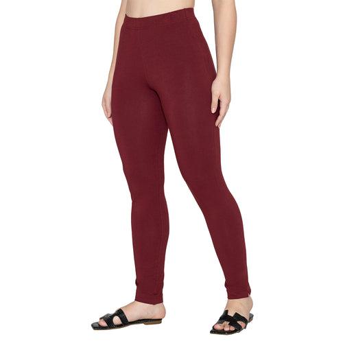 Women Soft Cotton Kurti Pant - Dk. Maroon