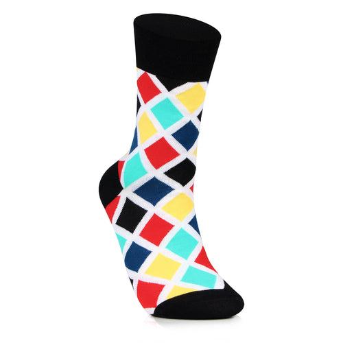 Men's Kicks on Fleek Diamond Pattern Socks