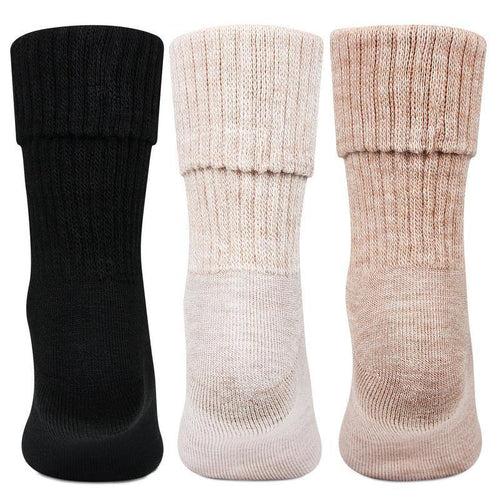 Women's Multicolored Woolen Socks - Pack of 3