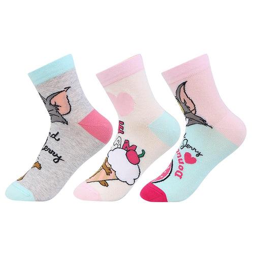 Tom & Jerry Socks for Women - Pack of 3