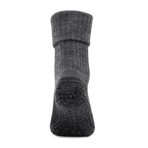 Women's Woolen Anti-Skid  Indoor Socks - Anthra