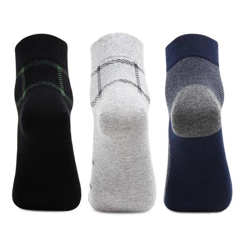 Mens Scottish Collection Ankle Socks-Pack Of 3