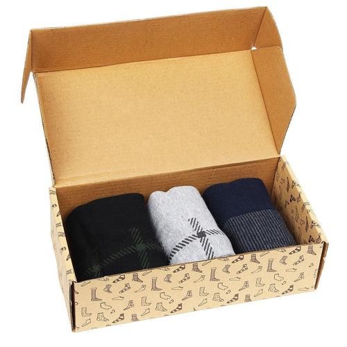 Mens Scottish Collection Ankle Socks-Pack Of 3
