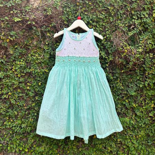 Bullion Bloom Smocked Party Dress