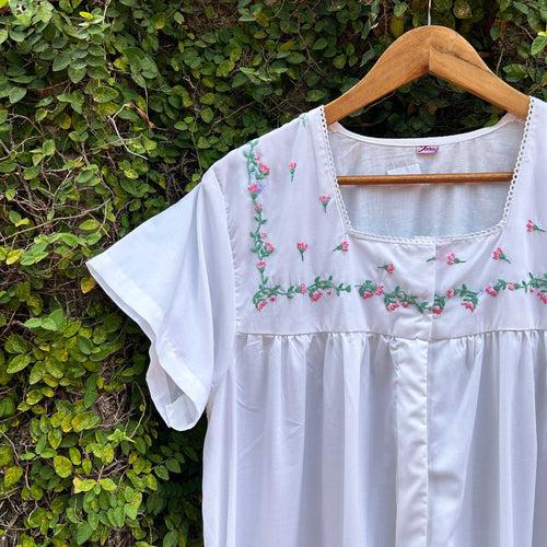 Rose Garden Serenade: Nursing-Friendly Nightwear