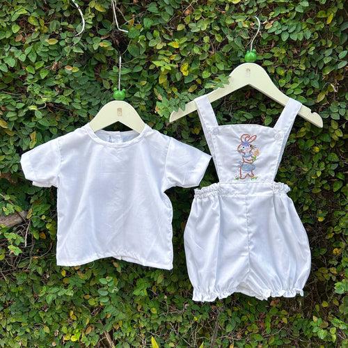 COOL BUNNY GIRL BABY ROMPER