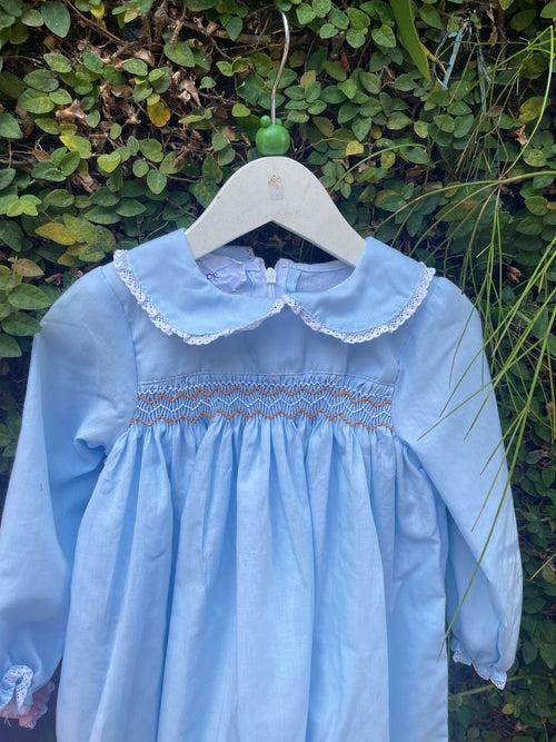 Long Sleeve Classic Smocking Dress