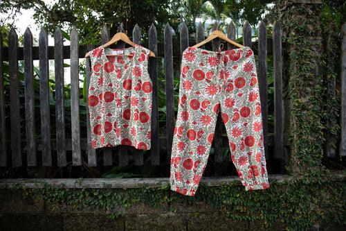 Cool Block Print Ladies Pyjama Sets