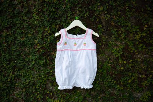 Pretty Hand Embroidered Balloon Rompers