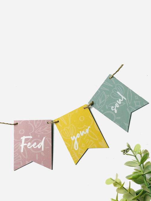 Bunting Set - Feed your soul