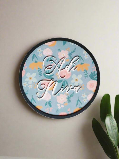 Nameplate - Hoop Circular (Couple)