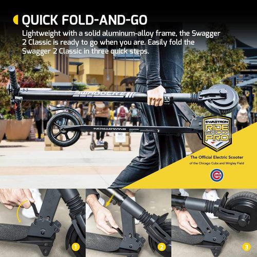 SWAGGER SG-2 Classic, Folding Electric Scooter for Adult and Youth