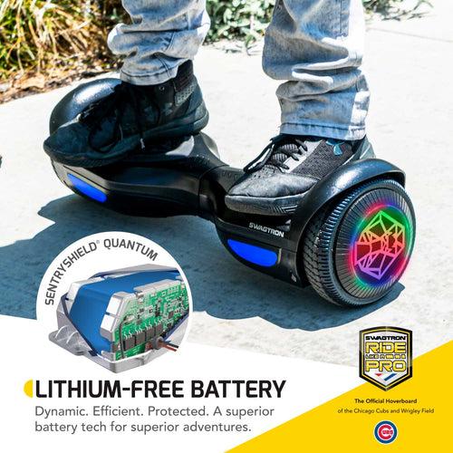 Swagtron T882 EVO Hoverboard - Hands Free LED Self Balancing Scooter