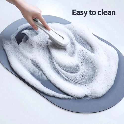Grey - Super Absorbent Anti Skid Bathroom Floor Mat