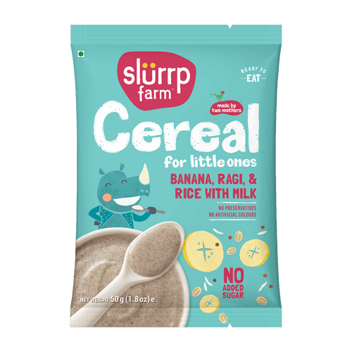 TRIAL PACK - Ragi & Rice Cereal: Banana (No Added Sugar), 50g