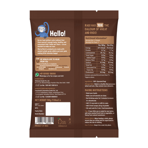Trial Pack - Sprouted Ragi Powder
