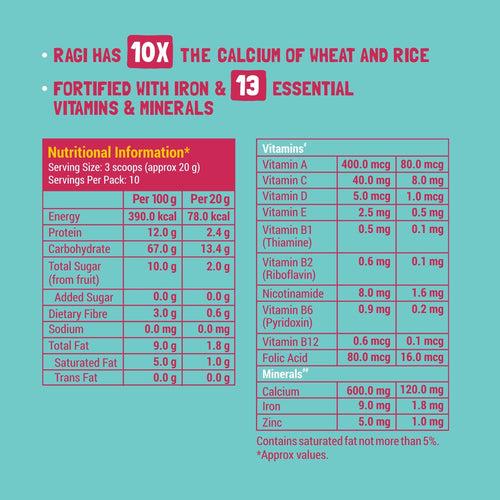 NO ADDED SUGAR, Banana, Ragi & Rice Cereal