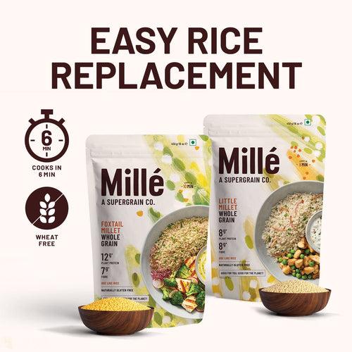 Mille : 100% Whole Grains Combo - Little Millet & Foxtail Millet