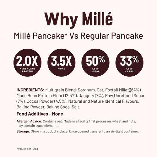 Mille : Chocolate Millet Pancake Mix