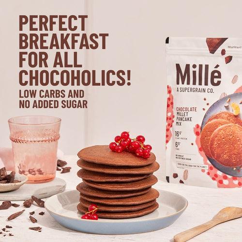 Mille : Chocolate Millet Pancake Mix