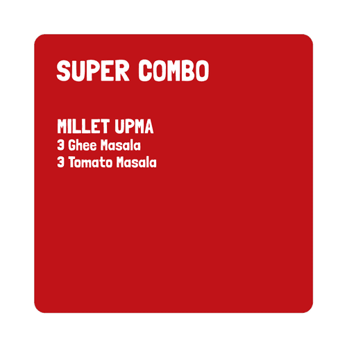 Upma Combo - Tomato Masala & Ghee Masala (3 packs each)