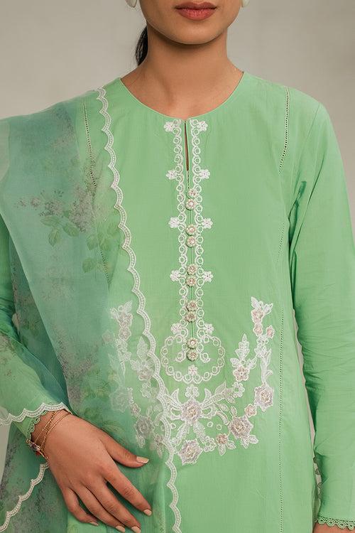 MORNING MIST-2 PIECE (SHIRT & DUPATTA)