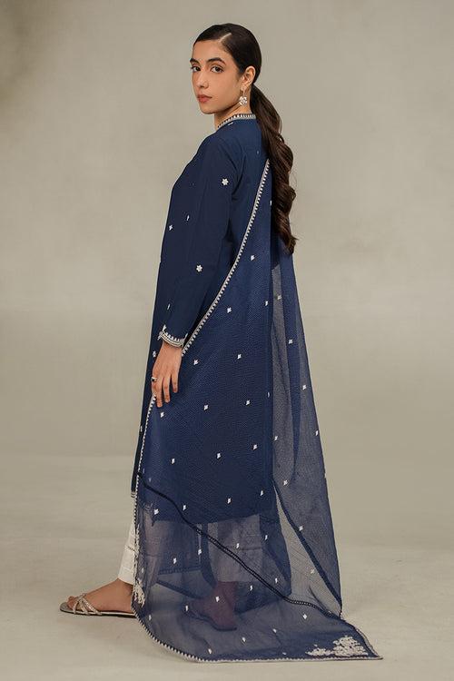 MIDNIGHT PEARL-2 PIECE (SHIRT & DUPATTA)