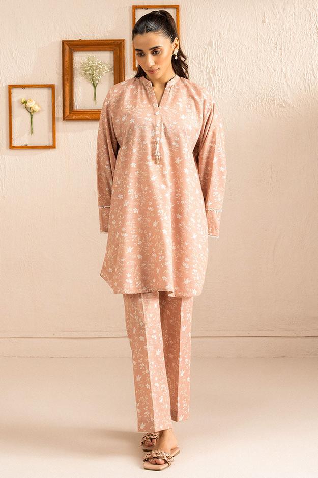 PINK TEA-2 PC (SHIRT & TROUSER)