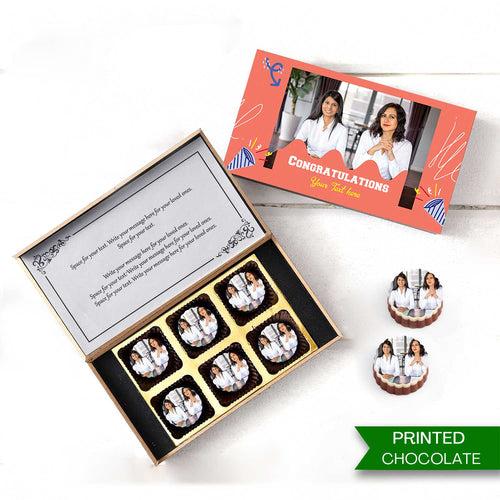 Buy Personalised Chocolate Box Online for Congratulations