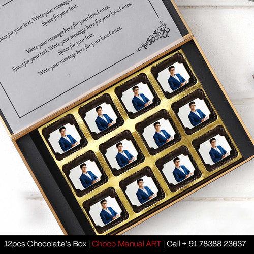Congratulations Gift Idea | Buy Personalised Chocolate with Photo Name Messages Print on them