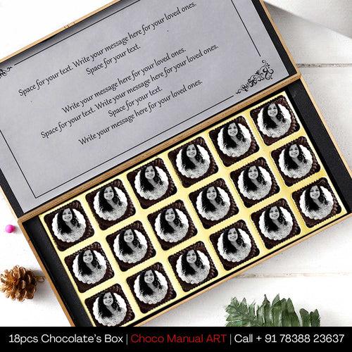 Congratulations Gifts Box of Printed Chocolates for your loved ones