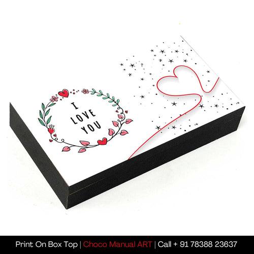 Buy/Send Love you & Romance Customised Chocolates Online - Choco ManualART